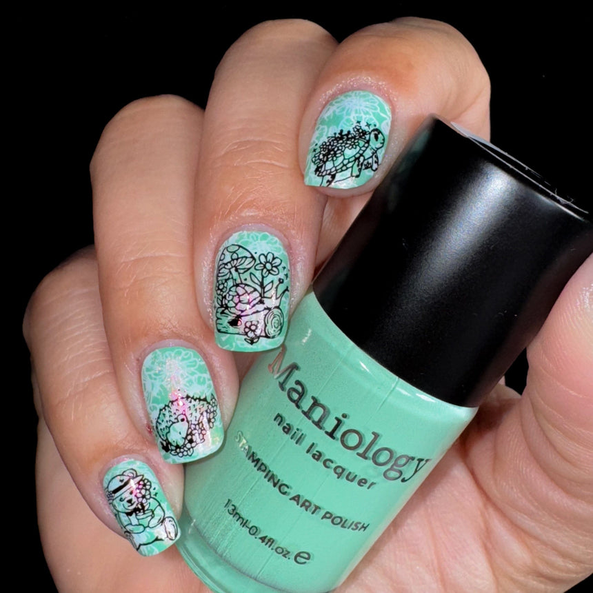 Garden Friends (M557) - Nail Stamping Plate