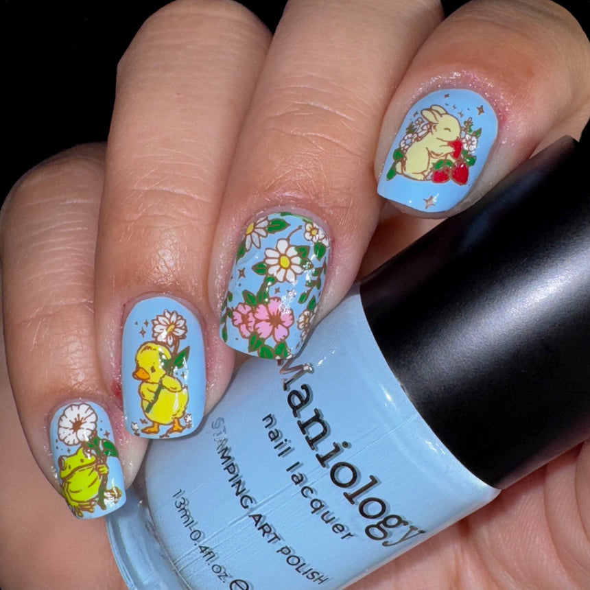 Garden Friends (M557) - Nail Stamping Plate