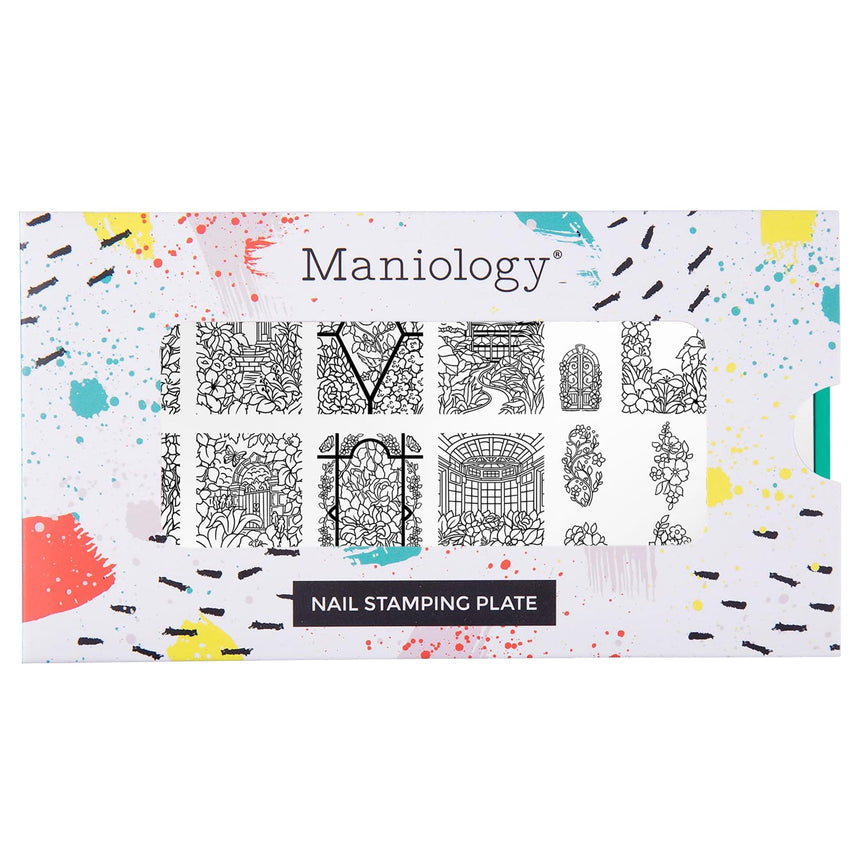 Garden Soiree (M558) - Nail Stamping Plate