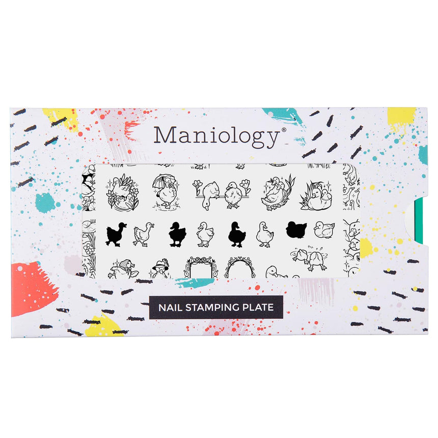 Garden Waddle (M588) - Nail Stamping Plate