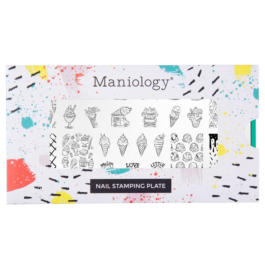 Gelateria (M712) - Nail Stamping Plate