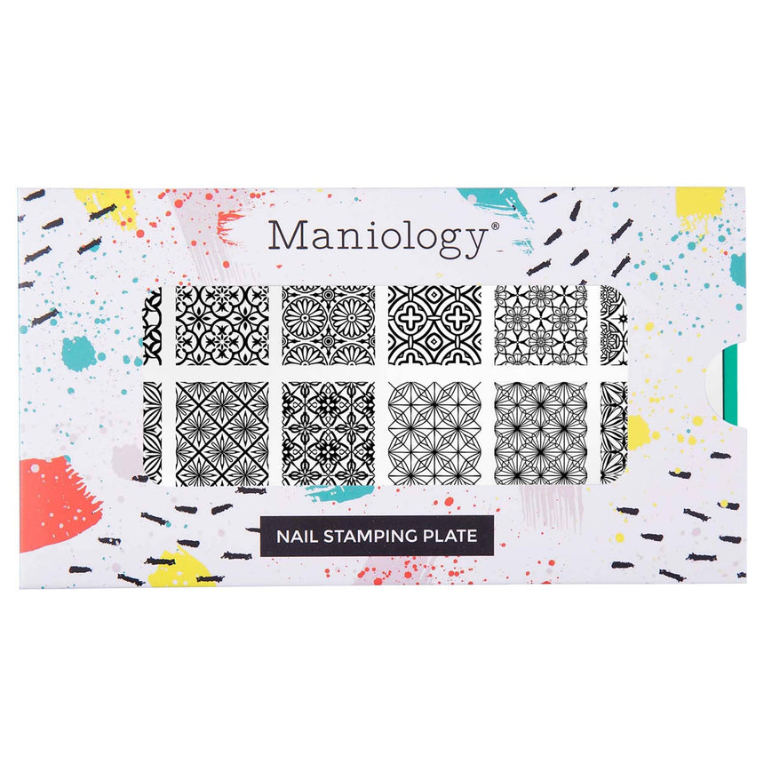 Geometric Mosaics (M656) - Nail Stamping Plate