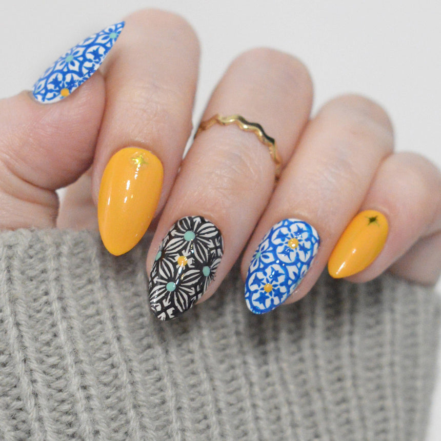 Geometric Mosaics (M656) - Nail Stamping Plate