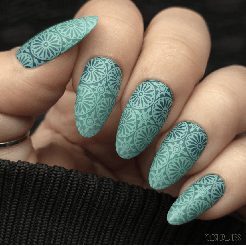 Geometric Mosaics (M656) - Nail Stamping Plate