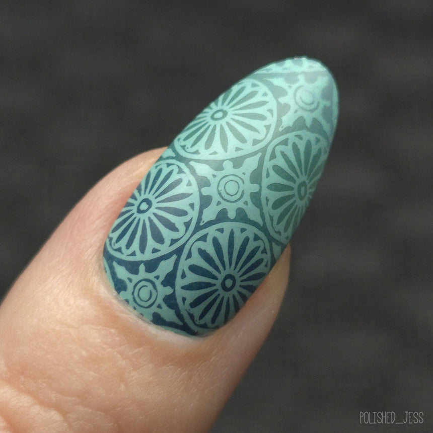 Geometric Mosaics (M656) - Nail Stamping Plate