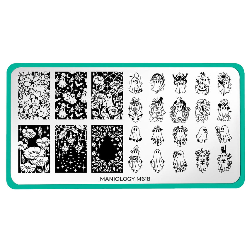 Ghoulish Gardener (M618) - Nail Stamping Plate