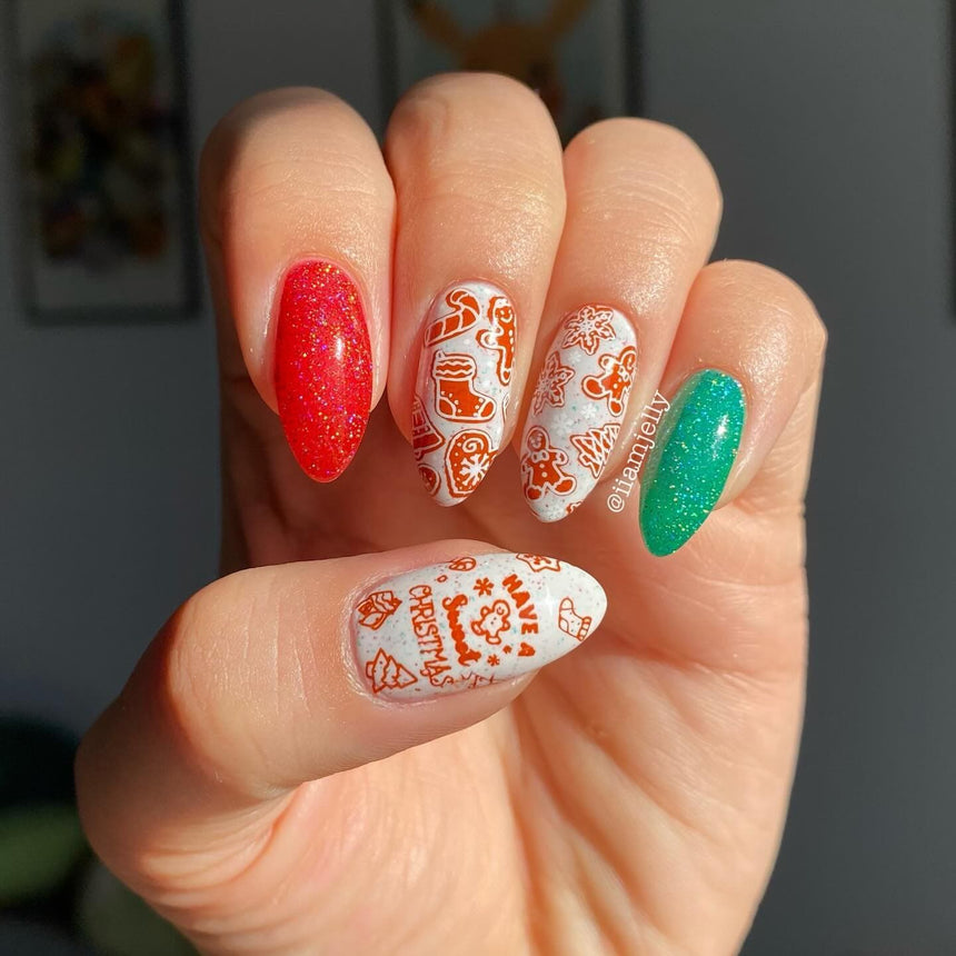 Gingerbread Workshop (M417) - Nail Stamping Plate