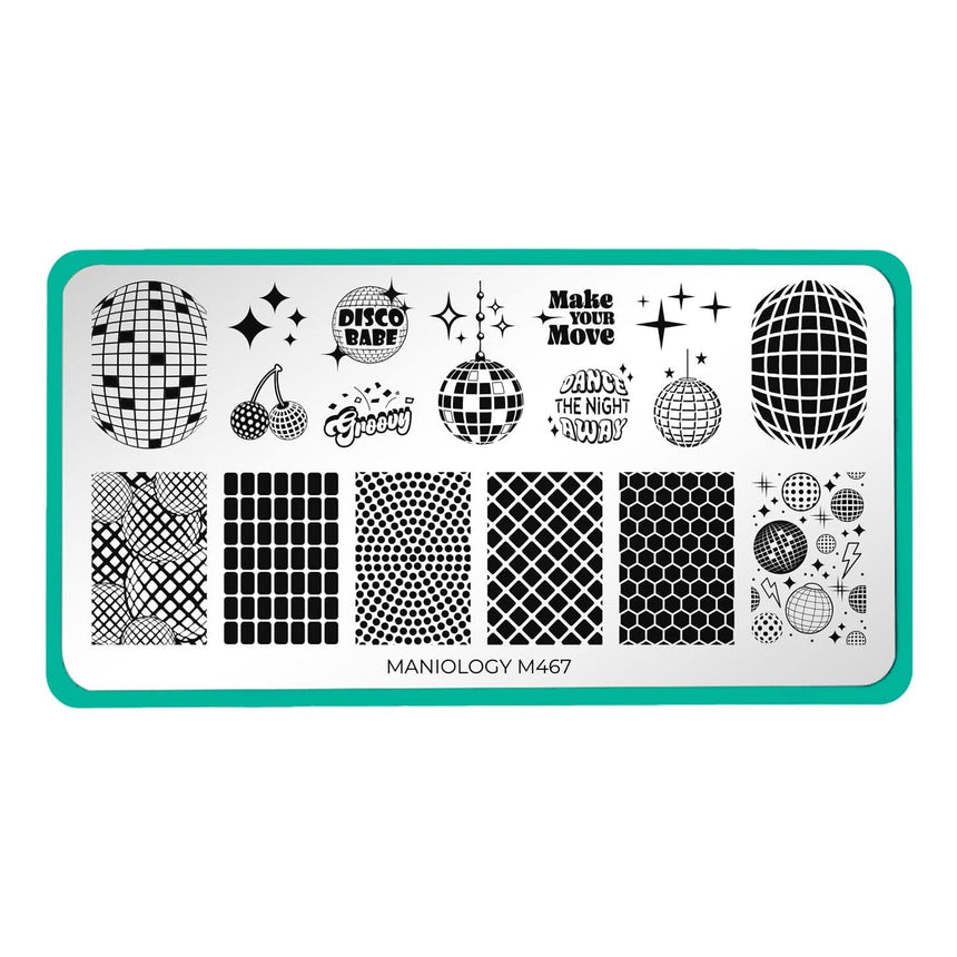 Glitz and Glimmer (M467) - Nail Stamping Plate