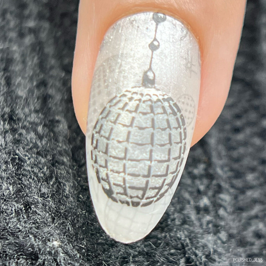 Glitz and Glimmer (M467) - Nail Stamping Plate
