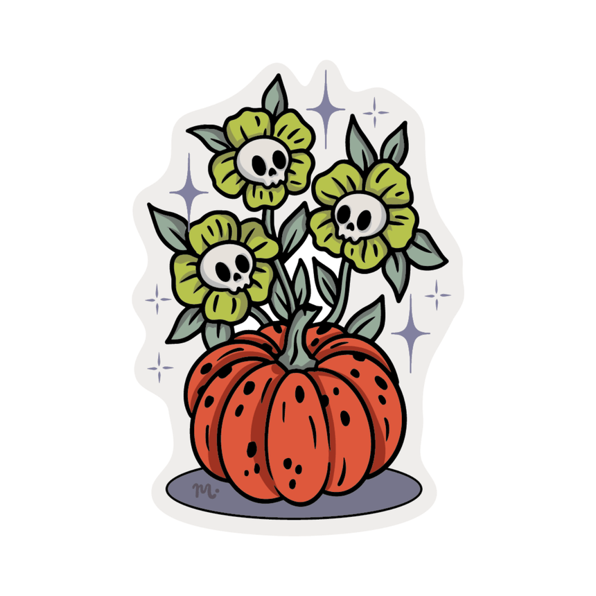 Gloomy Halloween - 3pc Vinyl Sticker Set