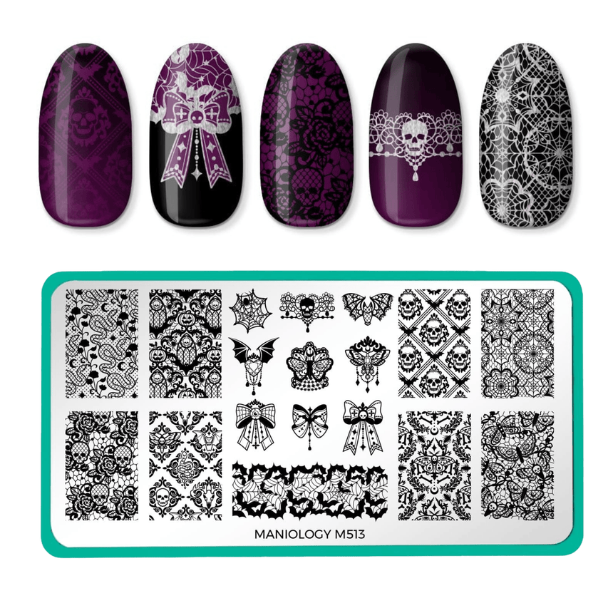 Gothic Gala (M513) - Nail Stamping Plate