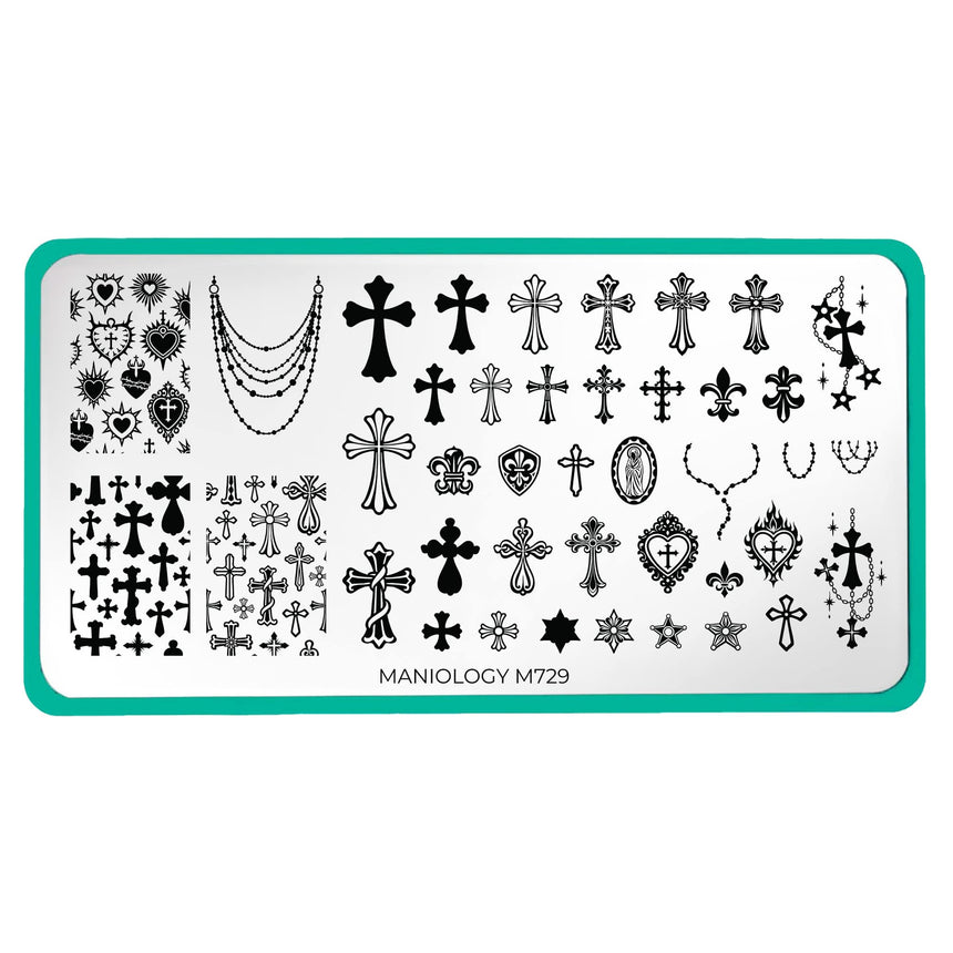 Gothica (M729) - Nail Stamping Plate