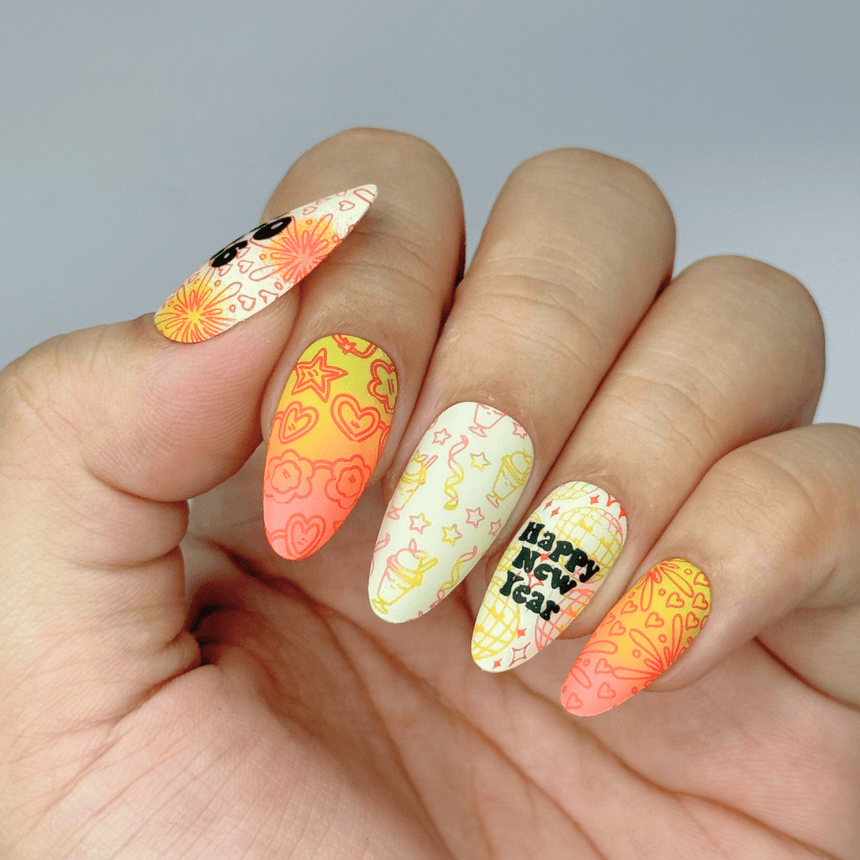 Groovy NY (M669) - Nail Stamping Plate