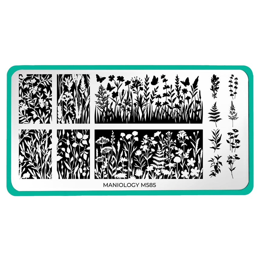 Growing Shadows (M585) - Nail Stamping Plate