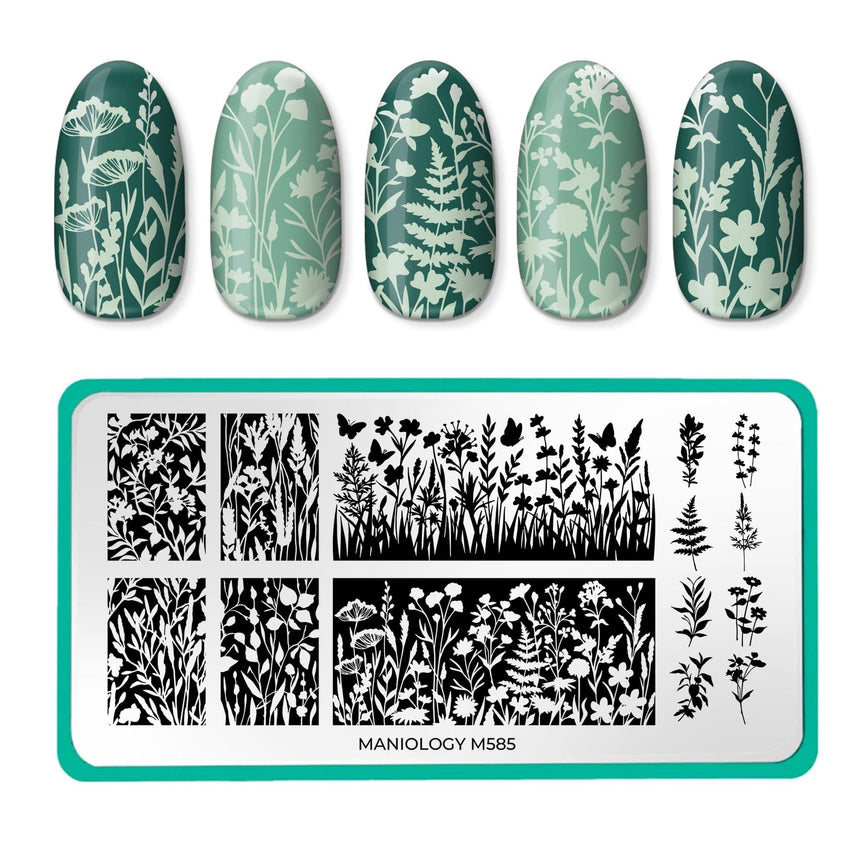 Growing Shadows (M585) - Nail Stamping Plate