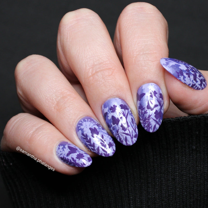 Growing Shadows (M585) - Nail Stamping Plate