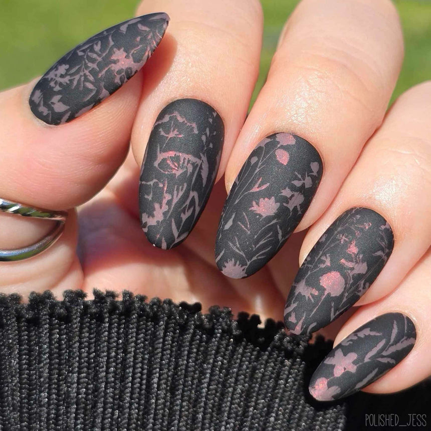 Growing Shadows (M585) - Nail Stamping Plate