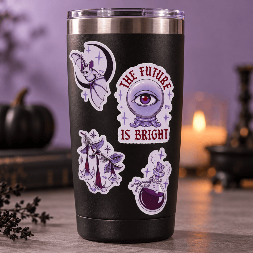 Halloween Spells- 5pc Vinyl Sticker Set