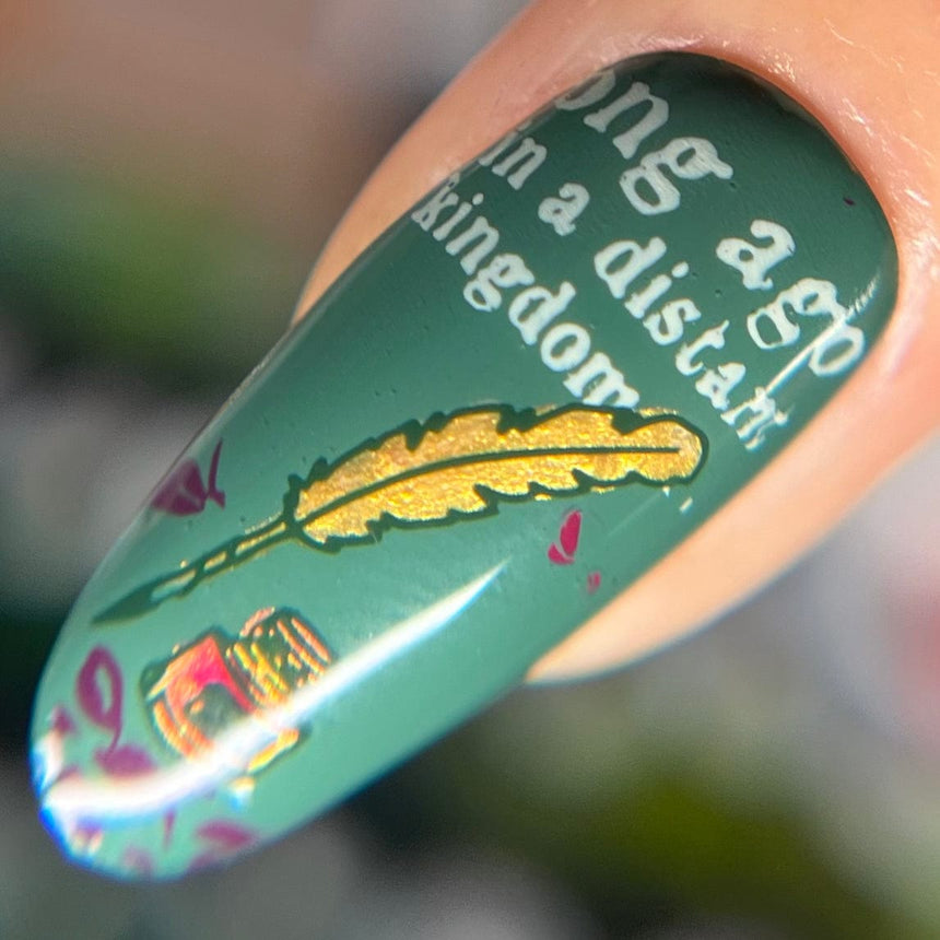 Happily Ever After (M564) - Nail Stamping Plate