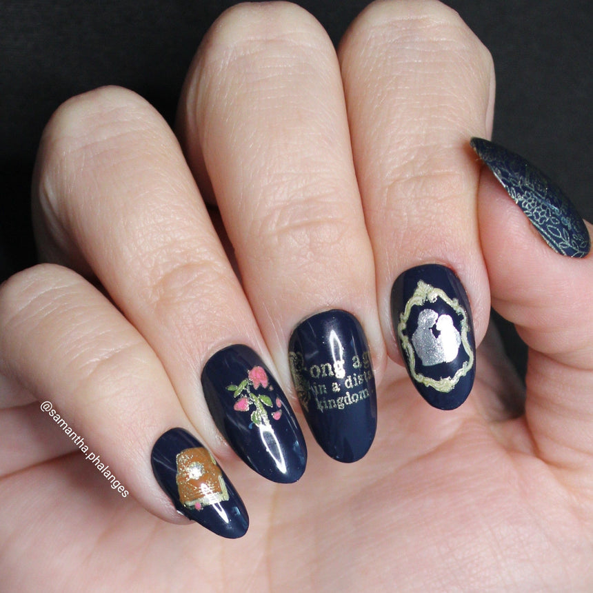 Happily Ever After (M564) - Nail Stamping Plate