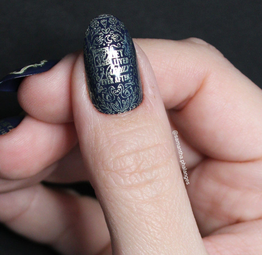 Happily Ever After (M564) - Nail Stamping Plate