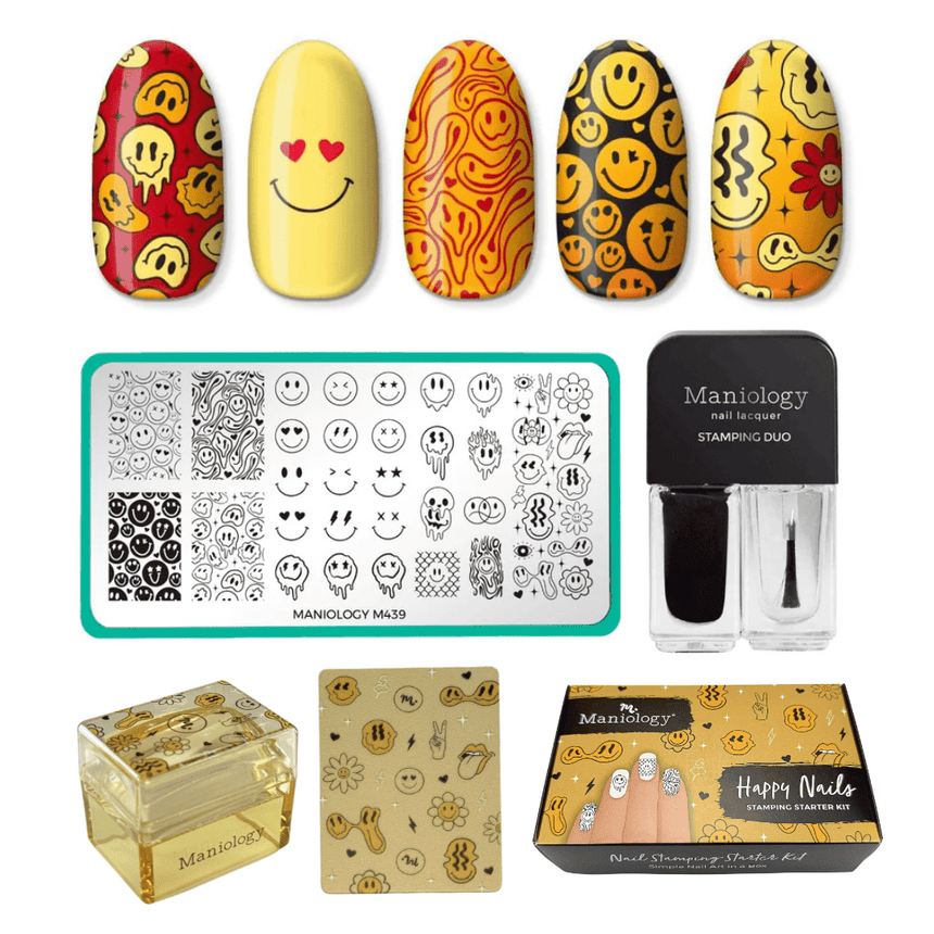 Happy Face Nails: Nail Stamping Starter Kit