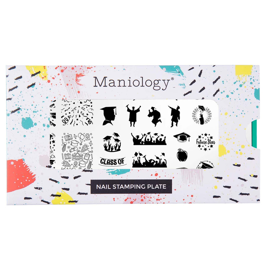Happy Graduates (M591) - Nail Stamping Plate