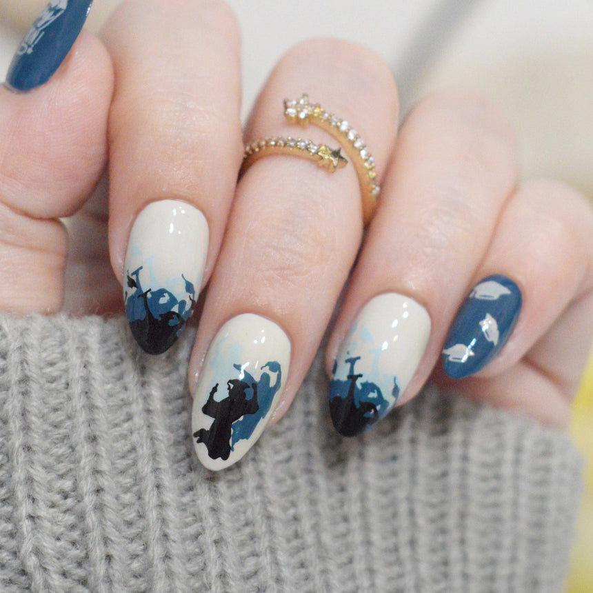 Happy Graduates (M591) - Nail Stamping Plate