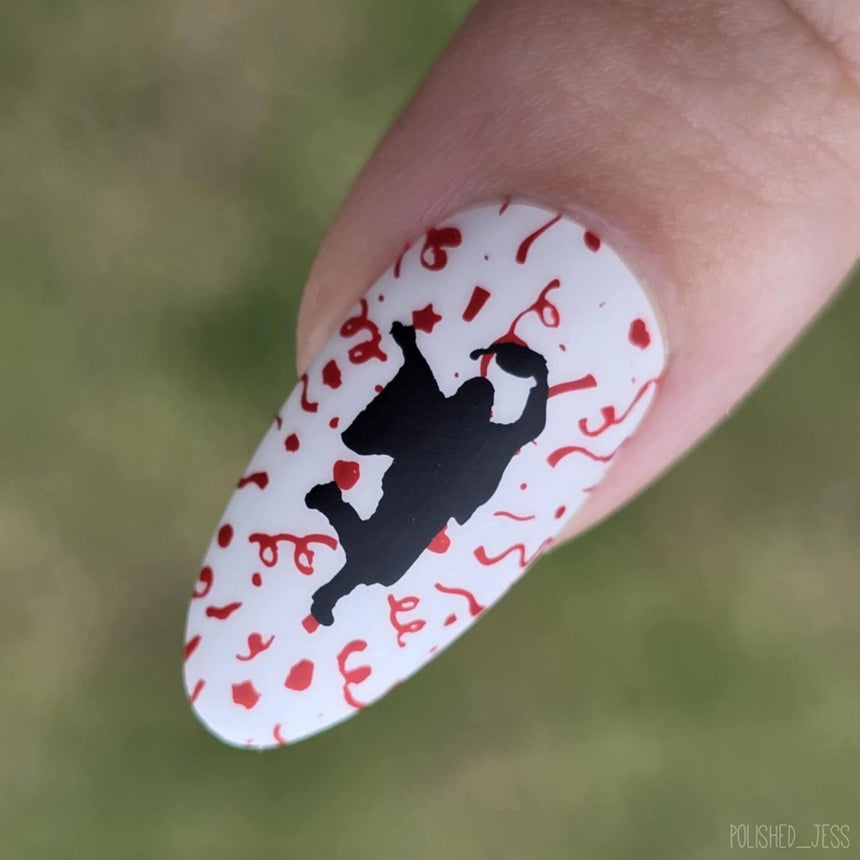 Happy Graduates (M591) - Nail Stamping Plate