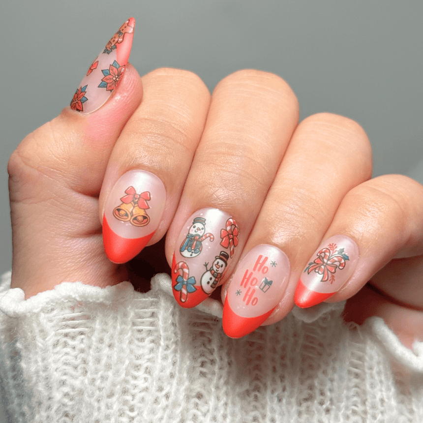 Happy Holidays (MS-117) - Nail Art Sticker