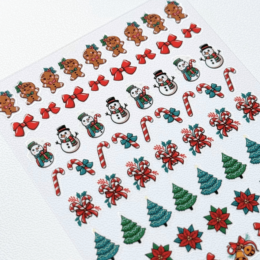 Happy Holidays (MS-117) - Nail Art Sticker