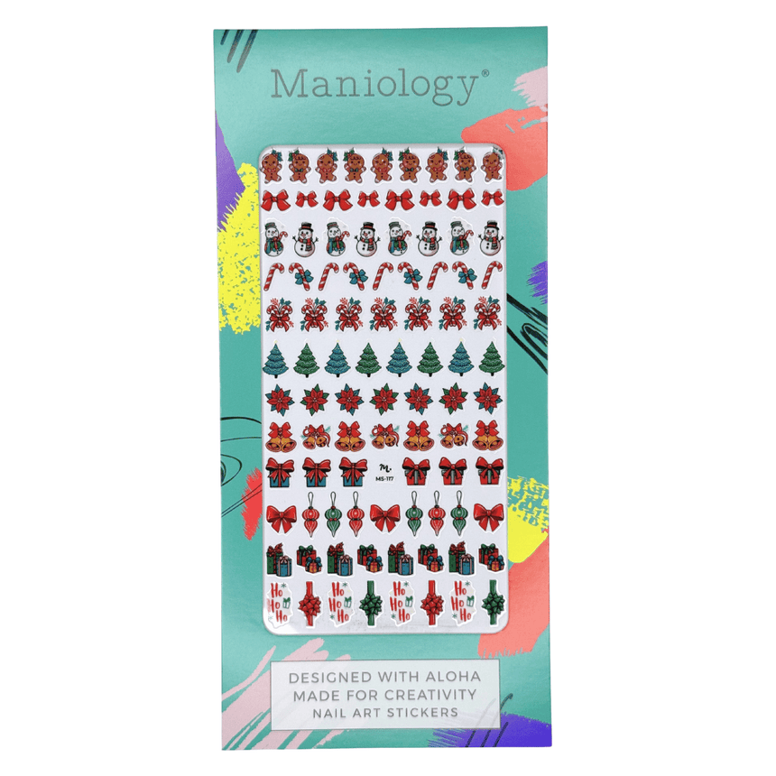 Happy Holidays (MS-117) - Nail Art Sticker