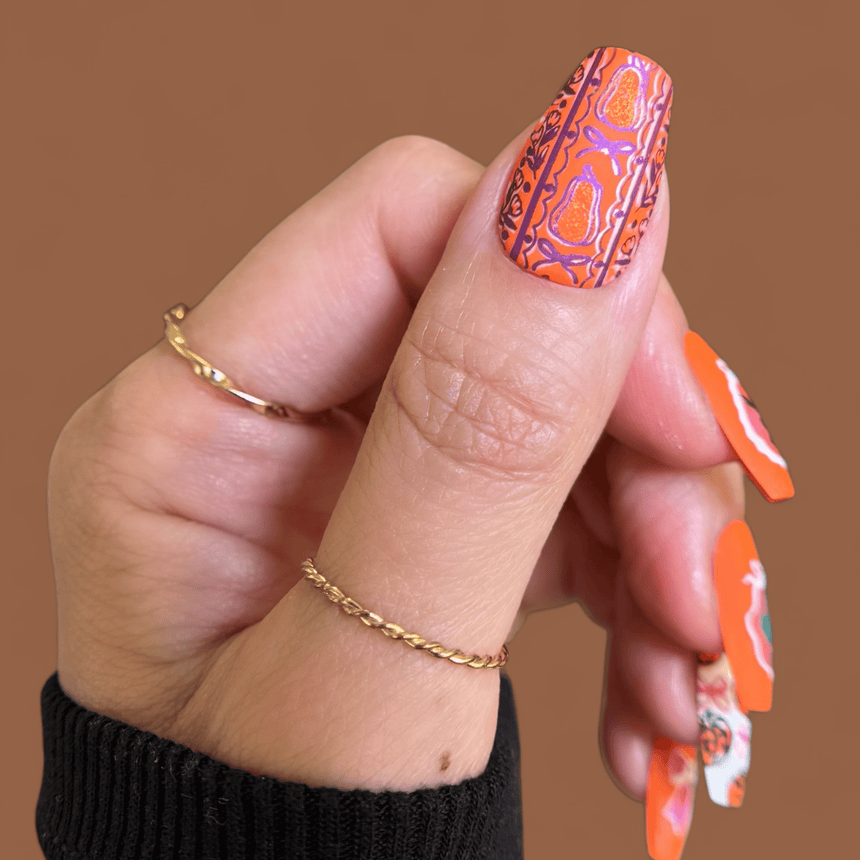 Harvest Pictures (M651) - Nail Stamping Plate