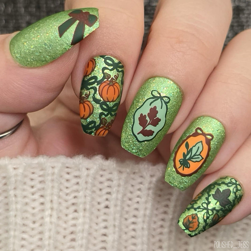 Harvest Pictures (M651) - Nail Stamping Plate