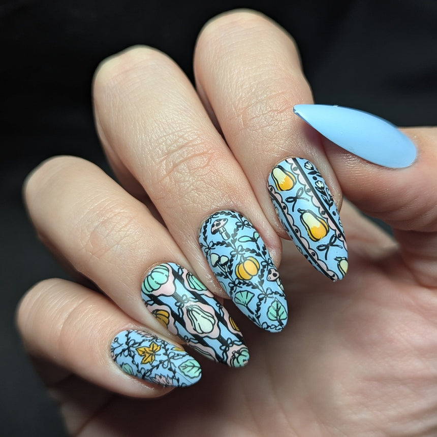 Harvest Pictures (M651) - Nail Stamping Plate