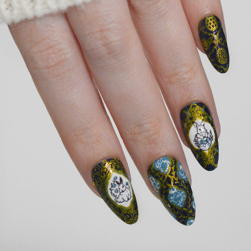 Heirloom Eggs (M682) - Nail Stamping Plate