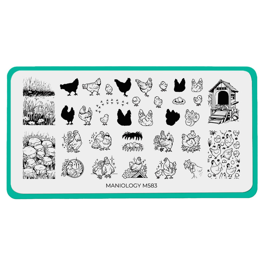 Hen House (M583) - Nail Stamping Plate