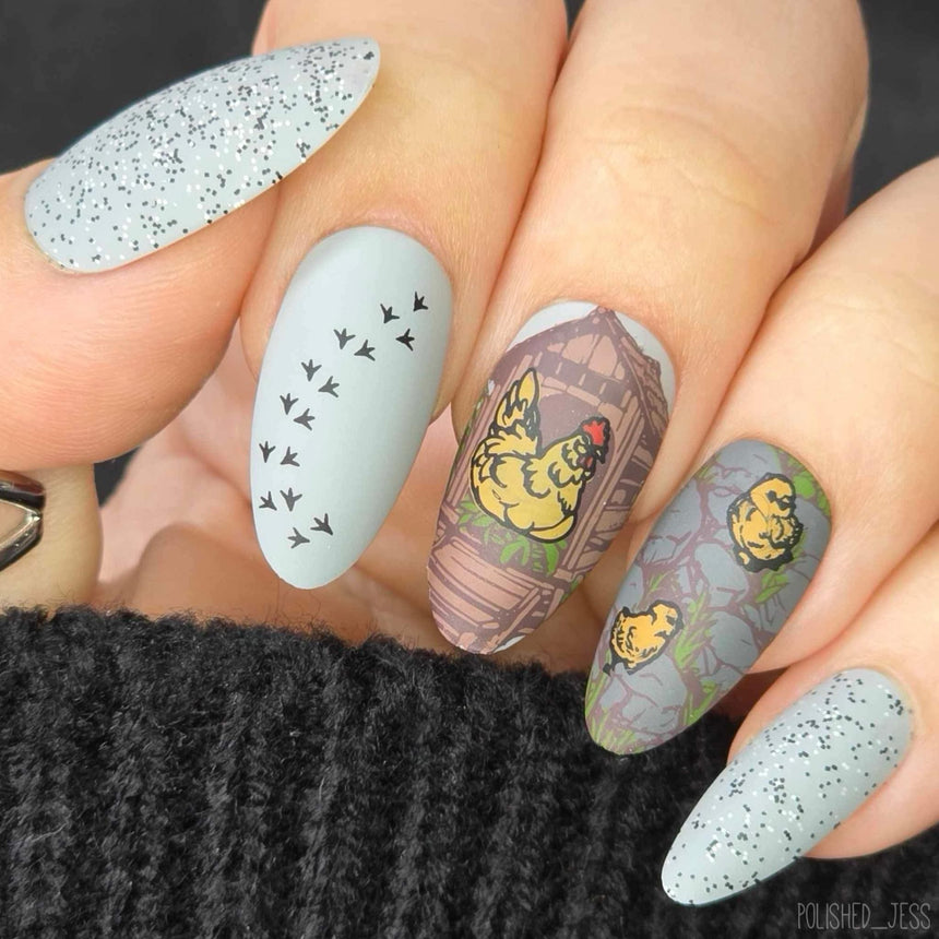 Hen House (M583) - Nail Stamping Plate