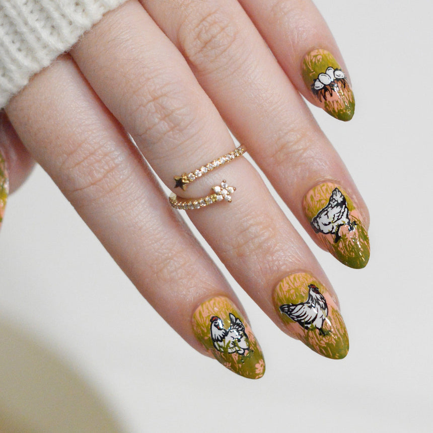 Hen House (M583) - Nail Stamping Plate