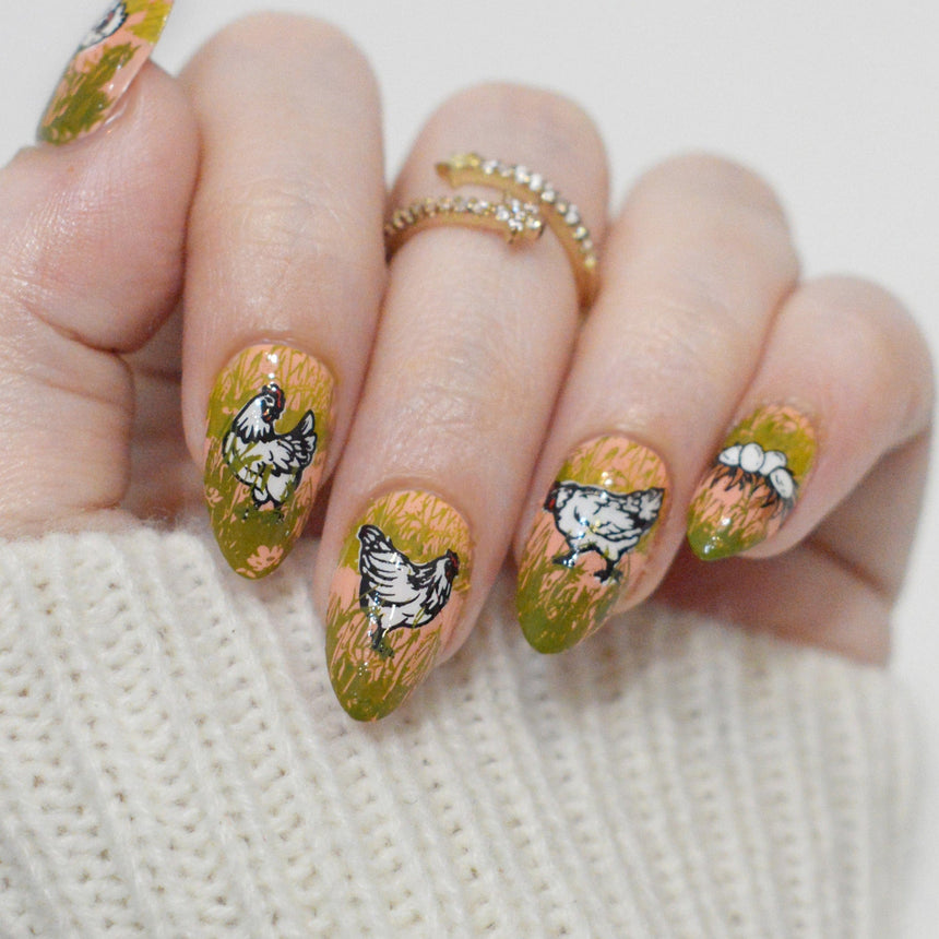 Hen House (M583) - Nail Stamping Plate