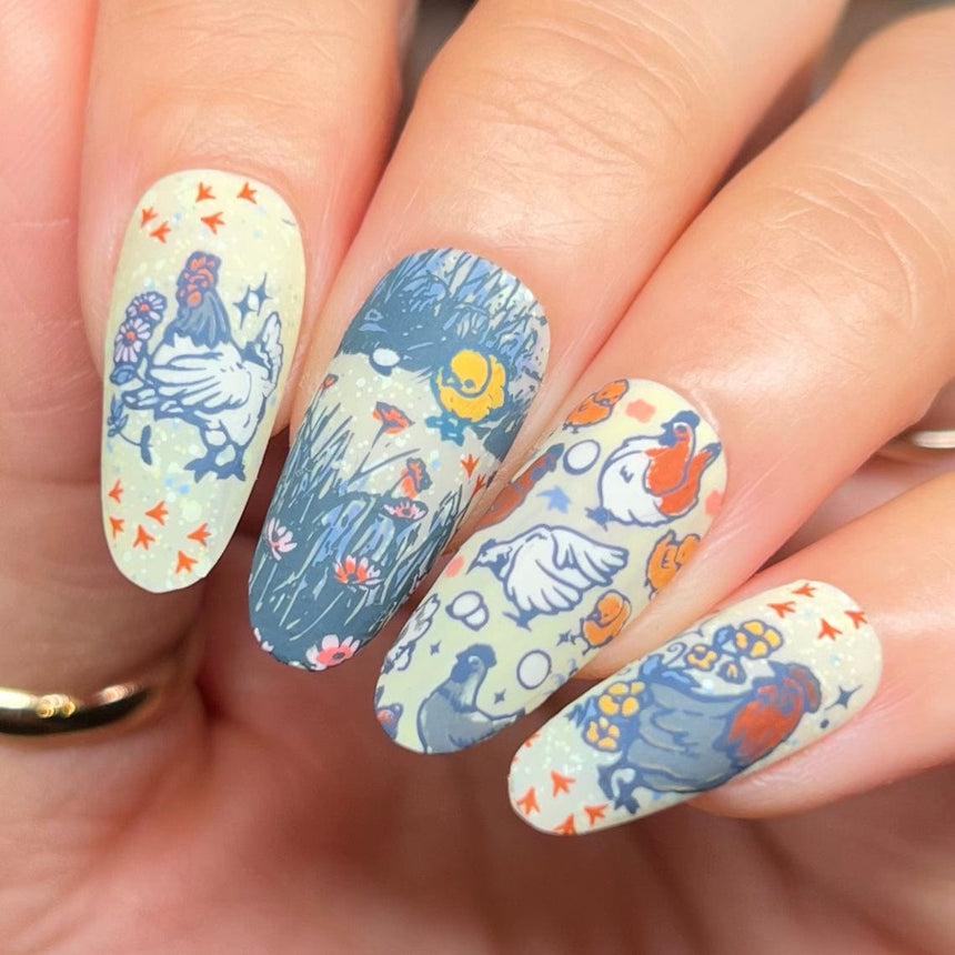 Hen House (M583) - Nail Stamping Plate