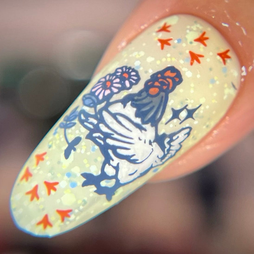 Hen House (M583) - Nail Stamping Plate