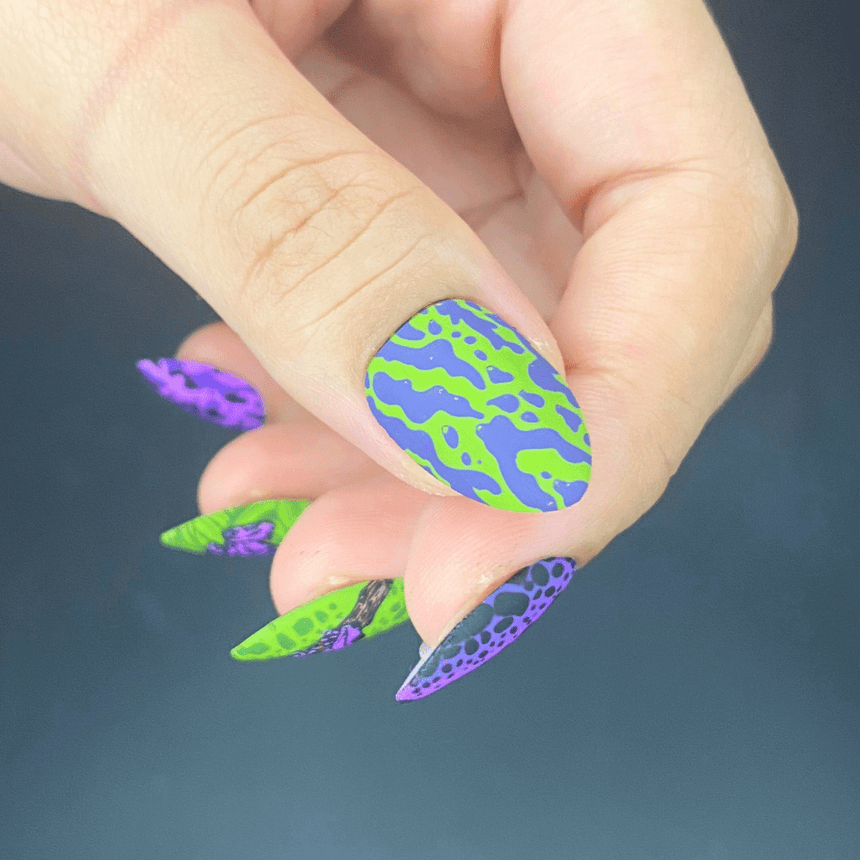 Hop To It (m303) - Nail Stamping Plate