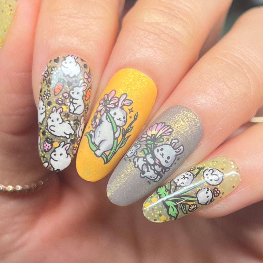 Hunny Buns (M567) - Nail Stamping Plate