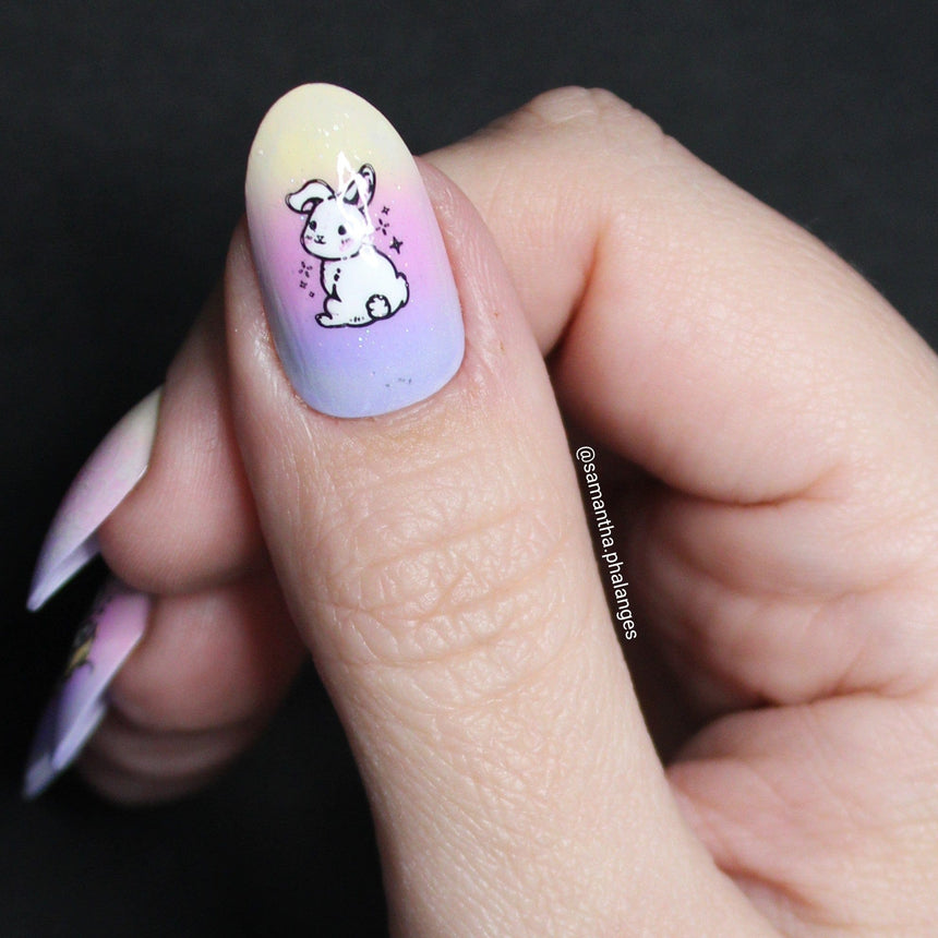 Hunny Buns (M567) - Nail Stamping Plate