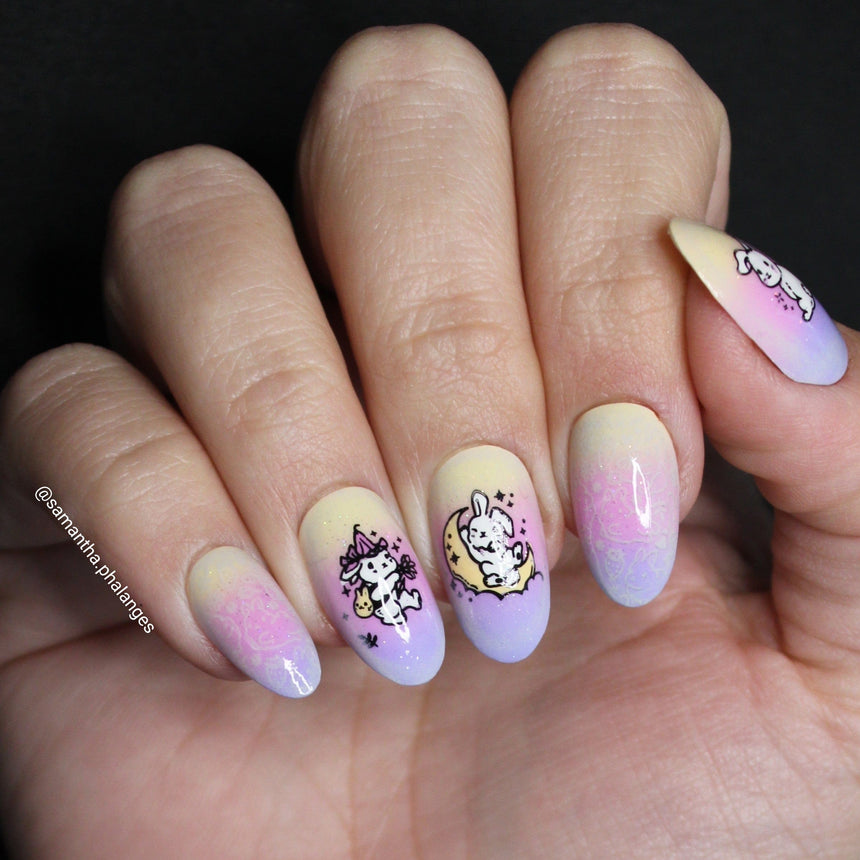 Hunny Buns (M567) - Nail Stamping Plate