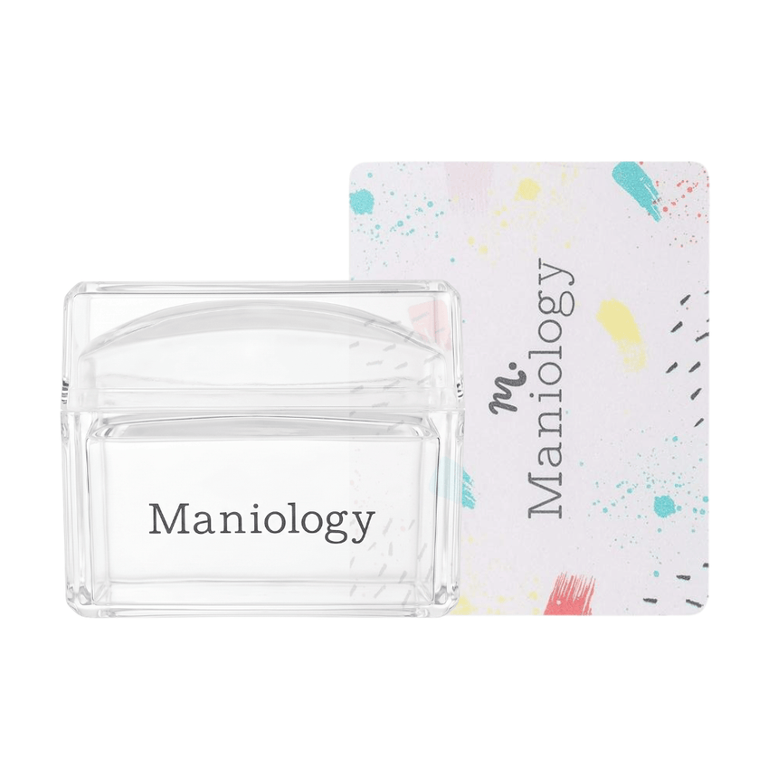 Ice Cube Clear Rectangular Stamper w/ Scraper Card