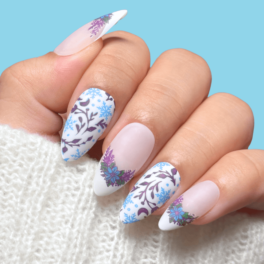 Ice Garden (M637) - Nail Stamping Plate