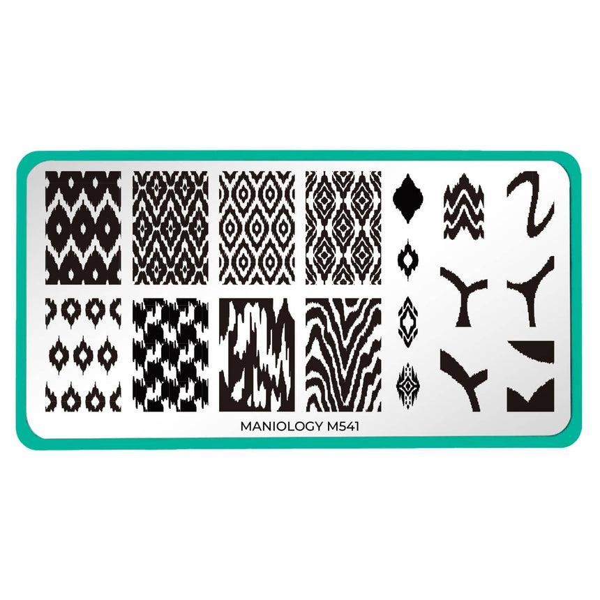 Ikat (M541) - Nail Stamping Plate