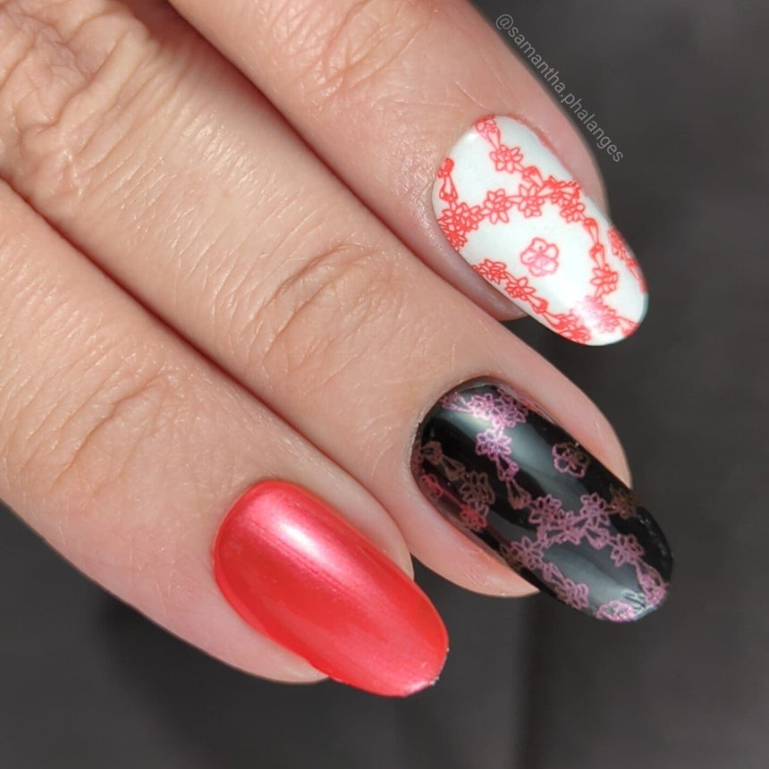 Ilima (B474) - Red Pearl Stamping Polish